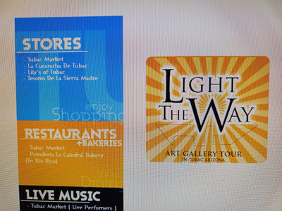 Light the Way Art Gallery Tour SC County or Tubac