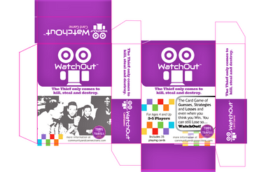 WatchOut TM (Store Purch) - LION Of Judah 7-8 Players Double Sided Cards 28 Items in Bulk