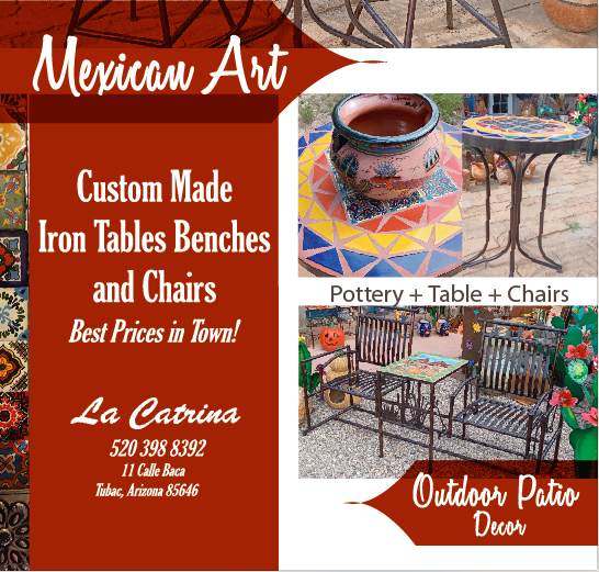 Catrina Hand Made Iron Tables and Furniture
