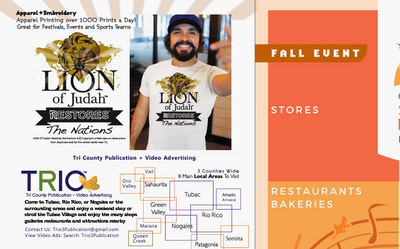 Ad Rates Include: Early Bird signup  Logo in TOC and Pic in TOC = $395 full payment due