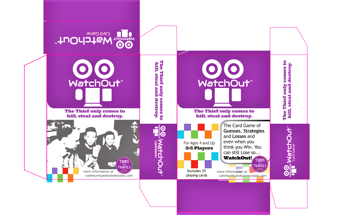 WatchOut Outdoor Game the Card Game of Guesses, and Strategies. When even when you think you win you can still lose so WatchOut ! ( Fun to play on Road Trip, Camping or Game Nights ! WD